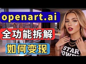 OpenArt AI 全面介绍｜所有功能详解＋订阅费用说明＋变现方法完整讲解，一键生成高质量AI视频（自媒体必备工具）