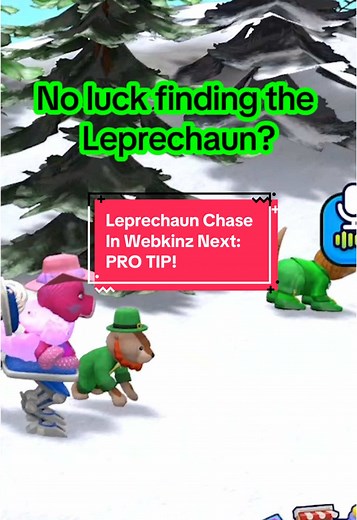 Join the Leprechaun Chase in Webkinz Next