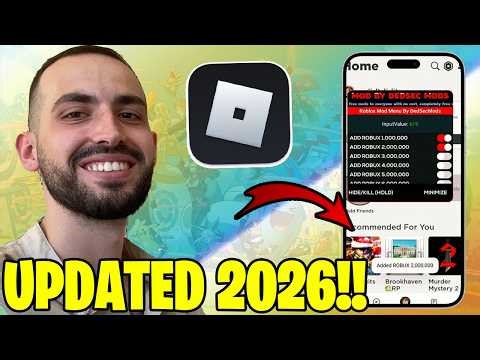 Roblox Mobile Hack/Mod Menu iOS & Android - Robux, God Mode, Fly Jump 2026