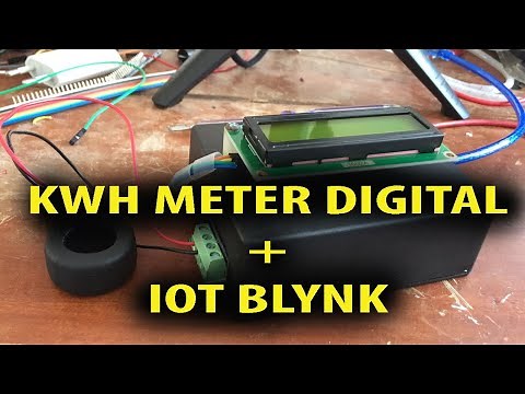 KWH Meter Digital + IOT Blynk Arduino PZEM 004t