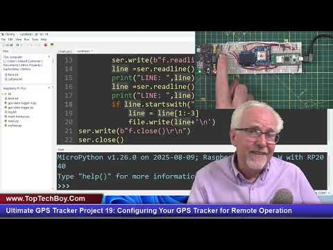Ultimate GPS Tracker Project 19: Configuring Your GPS Tracker for Remote Operation