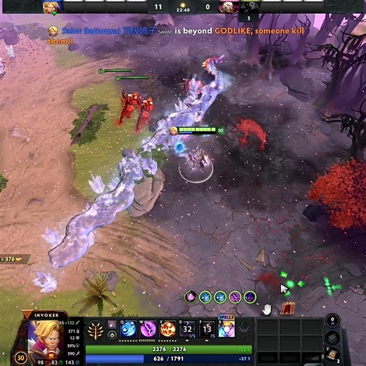 Day 1 of Invoker Training in Dota 2