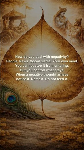 How To Deal With Negativity | Bhagavad Gita Explains #bhagavadgita #gitawisdom