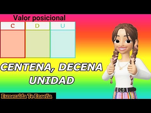 Unidad, Decena y Centena - Esmeralda Te Enseña