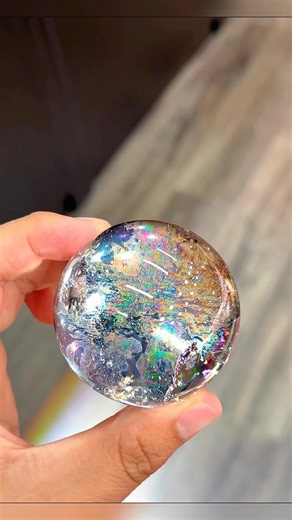 Skeleton quartz grow with rainbow mica sphere #crystal #crystallove #crystalshopping #crystalhealling #crystals #quartz #crystalwholesales #crystalbusiness #minerals | Athena Natura Crystal