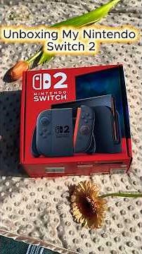 Nintendo Switch 2 Unboxing| First Look 🌼 (No Commentary) #nintendo #unboxing #switch2