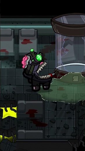 Among Us Zombie Shorts - Orange vs Black #amongus #amongusanimation #amonguszombie