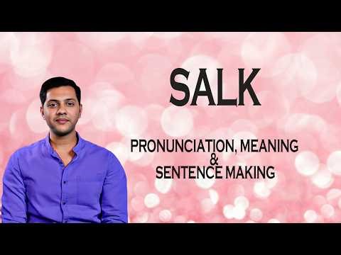 SALK - Meaning_&_Pronunciation_Word_World_Audio_Video_Dictionary