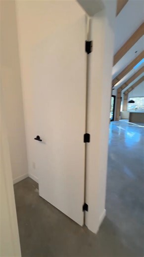 Step inside the Rancher 7 from Blend Projects. A 1,352 sq ft prefab home featuring dramatic 20-foot ceilings, delivered in a kit and assembled on site— beautifully located in Sooke, British Columbia. | Prefab Homes Ideas