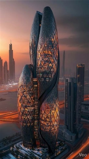 This Skyscraper Looks Like It’s Alive #shorts #dubai