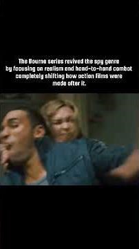 The Bourne series revived the spy genre by focusing on realism and hand-to-hand combat..|🎥⚡️