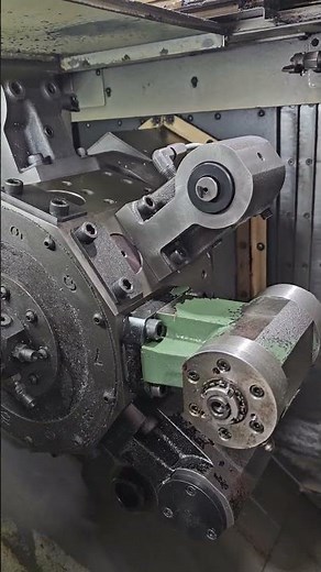 2012 Muratec MD 120G Operation Video C-Axis Turret Index 2-Live Tool Static Holders, 8" Chucks!