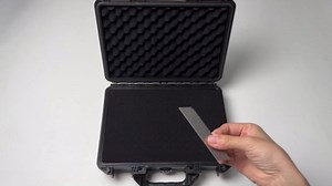 Gun Case Box for Pistol Handgun: TSA Approved Waterproof Handgun Case with DIY Customizable Foam, Travel Carrying Cases for Pistols, Shockproof Hard Shell Firearm Storage Box for Transport & Storage