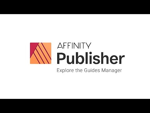 Affinity PUBLISHER Guides Manager