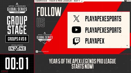 [APEX] ALGS2025 欧洲赛区常规赛 各战队官方第一视角 第二轮 AvsC 2025-05-26