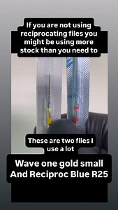 46 reactions · 7 comments | Reciprocating files reduce number of files ! Use the best quality files but the lowest number you can of these great products These are two files I use a lot wave one small and Reciproc blue | Specialist Endo Sydney- Clinical hacks | Facebook
