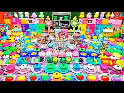 7:52 Minutes Satisfying with Unboxing Hello Kitty Tiny Mini Kitchen Set | Mini Kitchen Set Playing
