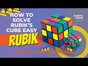 How to solve Rubik's Cube 3x3 tutorials - Step (1) The Daisy
