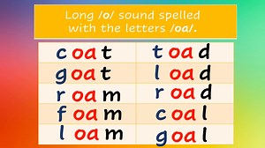 Reading of Long Sound / O / -- -oat sound- | Read Kids