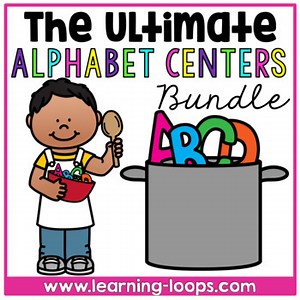 Alphabet Centers Bundle | Letter Recognition, Formation, & Beginning Sounds Mats