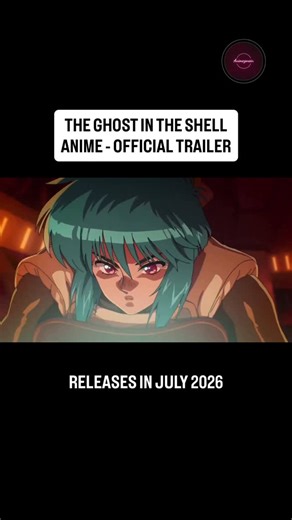 Animezonein on Instagram: "“The Ghost in the Shell” TV ANIME — Official Trailer Reveal! Air Date: July 2026 Animation Studio: Science SARU ￼ Genres: Cyberpunk, Sci-Fi, Action, Thriller, Psychological ￼ Official Synopsis: A new Ghost in the Shell TV anime remake adapts Masamune Shirow’s groundbreaking cyberpunk manga for a modern audience. Set in a futuristic Japan where cybernetics blur the line between humanity and machine, the story follows Major Motoko Kusanagi — a full-body cyborg and elite