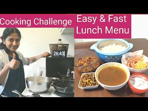 Easy Fast Lunch Recipe in Tamil | cooking challenge | How to Cook Fast |Simple Lunch Recipe in Tamil