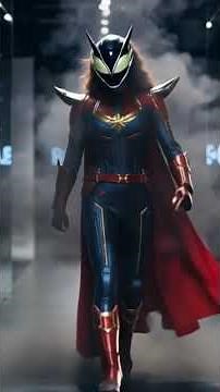 Transformation to captain Marvel | ai Animated Videos | text to Video | AI Video |AI scream #aivideo