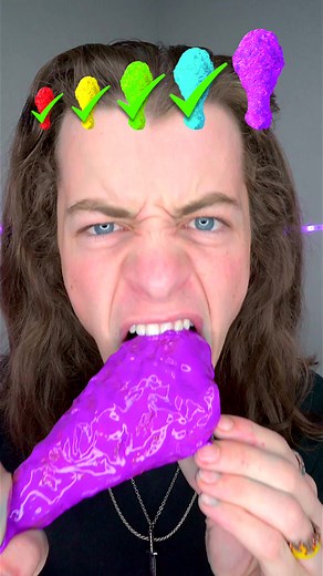 Giant Rainbow Chicken: Tiny, Small, Big Wings | Food Videos on TikTok