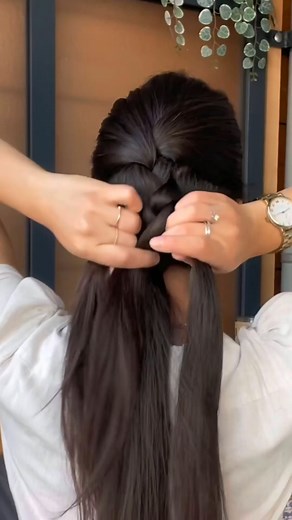 1.1M views · 5.7K reactions | #hair #hairtips #hairstyleidea #easyhairstyles #tutorial #hairstyle #fyp | Anna Life | Facebook
