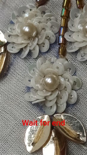 New Aari Work Flower Design Tutorial #aariwork #art #handmade #aaridesign #shorts #aari#art