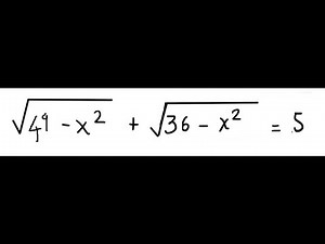 Solve Irrational Equation-Step by Step Explanation