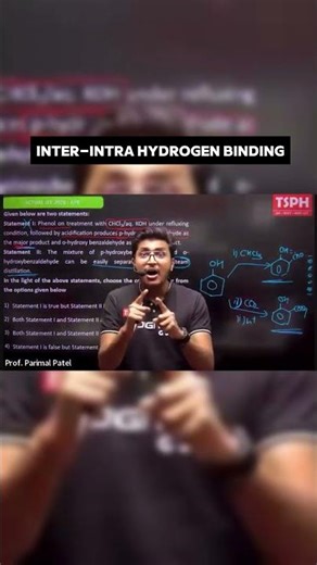 Inter vs Intra Hydrogen Bonding– Don’t Get Confused Again! ⚛️🔥