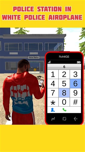 FAINALY NEW WHITE POLICE AIROPLANE CHEAT CODE REAL IN POLICE STATION INDIAN BIKE DRIVING 3D #shortS