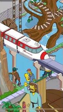 🌤️ SOMEWHERE OVER A MONORAIL #thesimpsons #tsto #somewhereovertherainbow #musicvideo #monorail