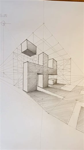 Modular Geometry on Instagram: "2 point view perspective 136 Just a daily geometrical sketch dropped on your feed If you want to learn how to draw like an architect follow the page #parati #fyp #college #arquitectura #universidad #architecture #viral #entretenimiento #entretainment #explore #video #follow #like #architecturestudent #doodle #sketch #sketching #art #drawing #design #fanart #diseño #dibujo #modular #foryourpage #draw #drawlikeanarchitect #modular_geometry"