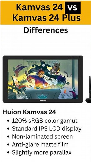 Huion Kamvas 24 Plus vs Kamvas 24 – Similarities & Differences Explained
