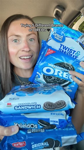4.1K views · 1.1K reactions | Trying different “OREO” cookies to see which is most like the real thing! 拏 @oreo nothing compares to youuu #oreo #oreocookies #cookies #cookiesandcream #oreos #dessert #chocolate #groceryhaul #walmartfinds #snacks #foodfind #aldi #dollartree #dupe #copycatrecipe #milkandcookies #cookiereview #tastetest #snackreview | Morgan Chomps | Facebook