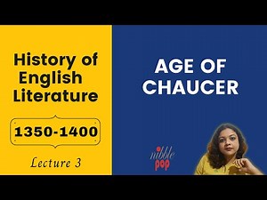Age of Chaucer | 1350-1400 | History of English Literature | Lecture 3