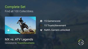 Complete Set achievement in MX vs. ATV Legends