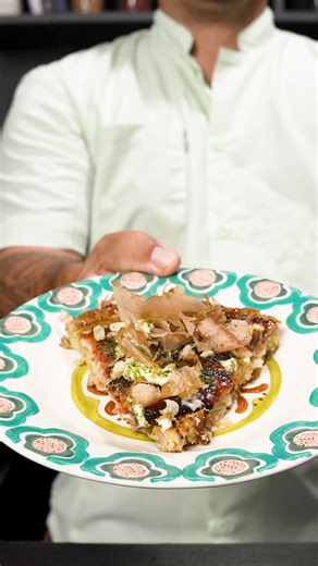 Okonomiyaki — part tradition, part precision. This version combines cabbage, puffed rice, Kewpie mayo, bacon, bonito flakes, and nori for the perfect balance of flavor and texture. Using the Control °Freak makes it easy to execute the perfect one by holding a precise, constant temperature throughout the cook. | Breville Commercial