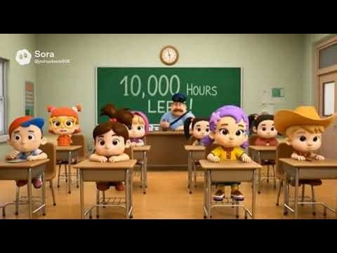 Student Of the School Bus Say CHUCK E CHEESE! CHUCK E CHEESE! BY SORA AI