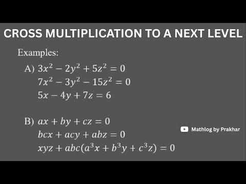 Challenging Cross Multiplication: Unique Quadratic and Symmetric Case