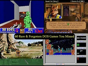 60 Rare & Forgotten DOS Games You Missed | Retro PC Compilation