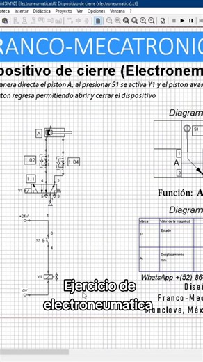 #valvulas #pistones #fluidsim #electroneumatica
