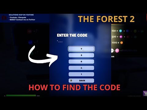 TUTORIAL How to solve computer code on fortnite the forest 2 computer code map the forest 2 choupala