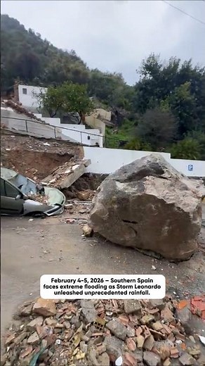 🌊 Storm Leonardo Devastates Andalusia: 500mm Rainfall Breaks RecordsFebruary 4-5, 2026