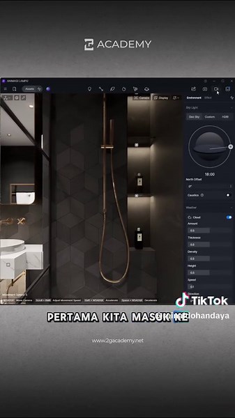 Efek Lampu Menyala untuk Render 3D Lebih Dramatis