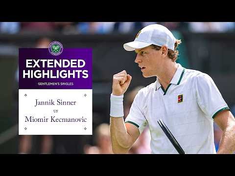 Sinner holds on! | Jannik Sinner vs Miomir Kecmanovic | Extended Highlights | Wimbledon 2026