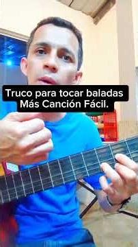 Truco para tocar baladas #aprenderguitarra #lecciondeguitarra #clasedeguitarra #cursodeguitarra