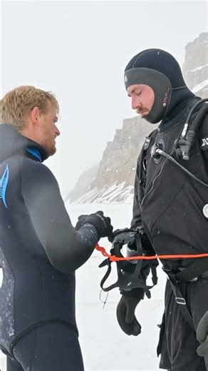 Diving into the Arctic’s frozen depths… you won’t believe what we found ❄️�